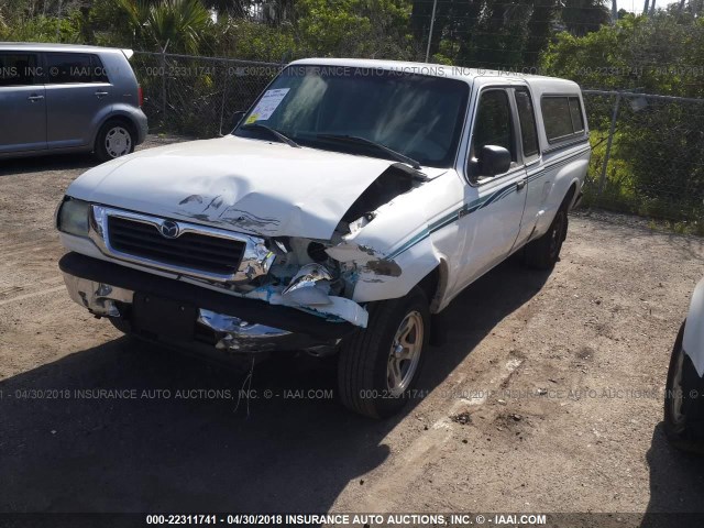 4F4YR16C1WTM44471 - 1998 MAZDA B2500 CAB PLUS WHITE photo 2