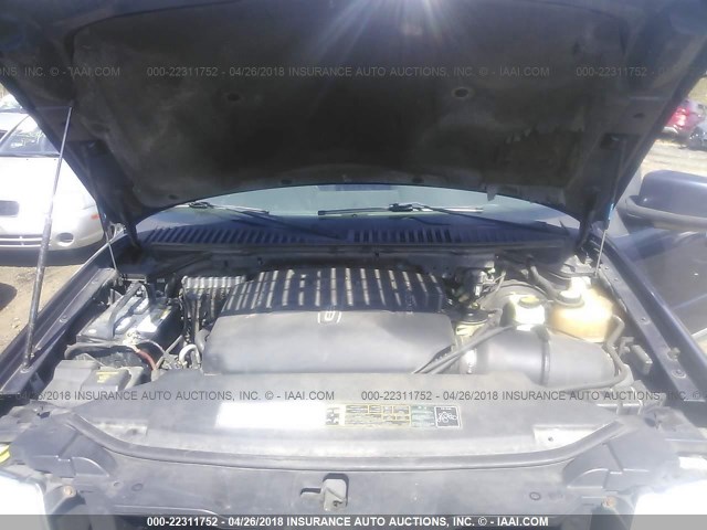 5LMFU28R14LJ13630 - 2004 LINCOLN NAVIGATOR 蓝色 照片 10