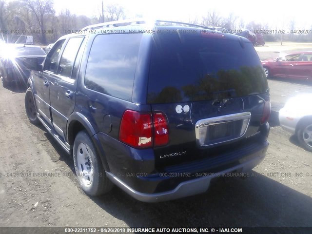 5LMFU28R14LJ13630 - 2004 LINCOLN NAVIGATOR 蓝色 照片 3
