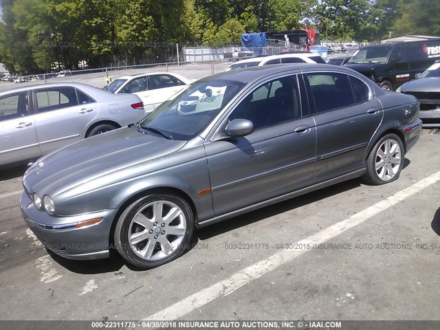 SAJEA51C33WD08536 - 2003 JAGUAR X-TYPE 3.0 BLUE photo 2