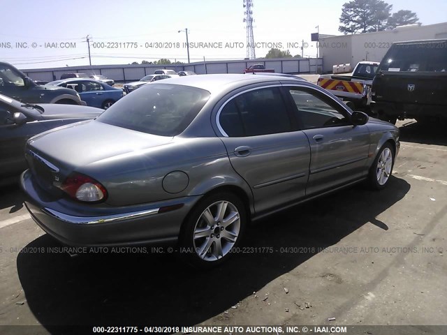 SAJEA51C33WD08536 - 2003 JAGUAR X-TYPE 3.0 BLUE photo 4