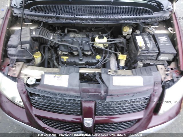 2D4GP44L03R107987 - 2003 DODGE GRAND CARAVAN SPORT BURGUNDY photo 10