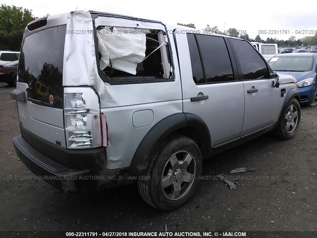 SALAE244X6A345689 - 2006 LAND ROVER LR3 SILVER photo 4