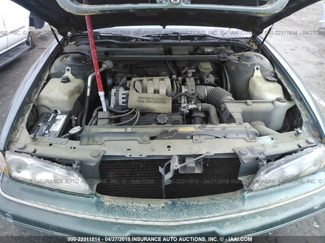 1G2HX53L5N1206101 - 1992 PONTIAC BONNEVILLE SE GREEN photo 10