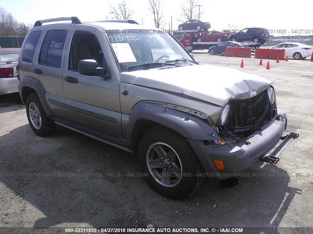1J4GL38K56W100088 - 2006 JEEP LIBERTY RENEGADE BEIGE photo 1