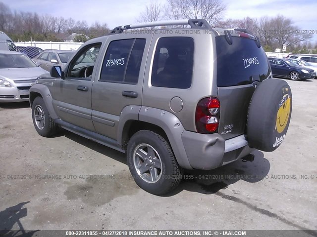 1J4GL38K56W100088 - 2006 JEEP LIBERTY RENEGADE BEIGE photo 3