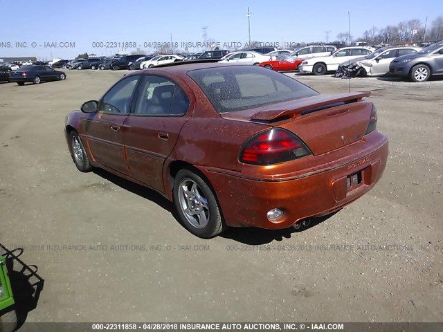 1G2NV52E44C108501 - 2004 PONTIAC GRAND AM GT1 ORANGE photo 3