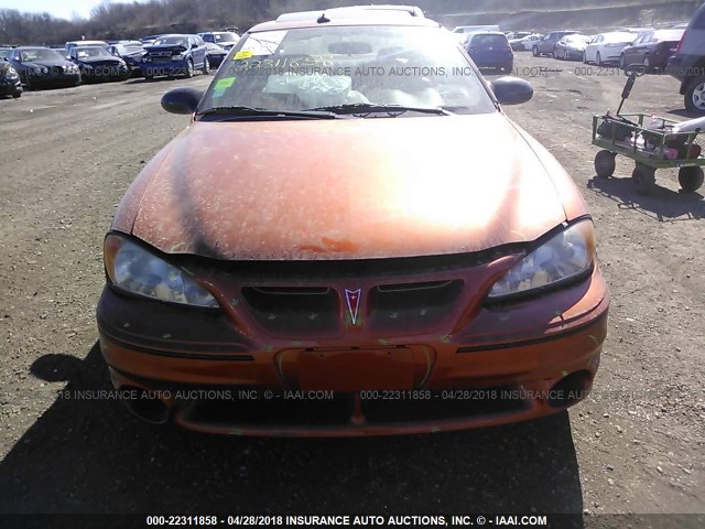 1G2NV52E44C108501 - 2004 PONTIAC GRAND AM GT1 ORANGE photo 6