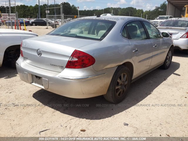 2G4WC582X91217444 - 2009 BUICK LACROSSE CX SILVER photo 4