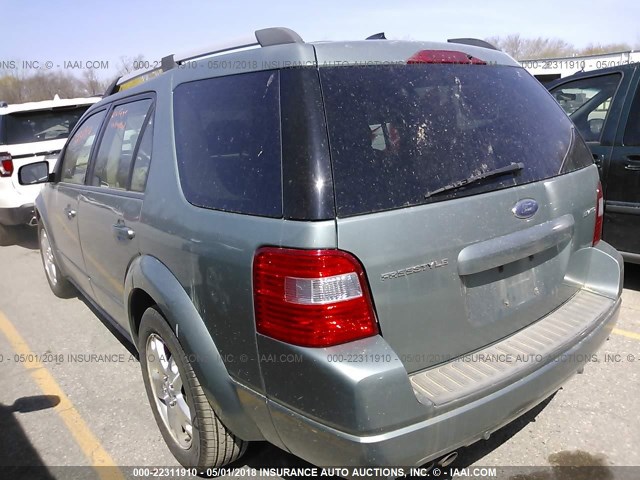 1FMDK03137GA13886 - 2007 FORD FREESTYLE LIMITED GREEN photo 3