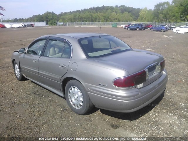 1G4HP54K51U102472 - 2001 BUICK LESABRE CUSTOM Champagne photo 3