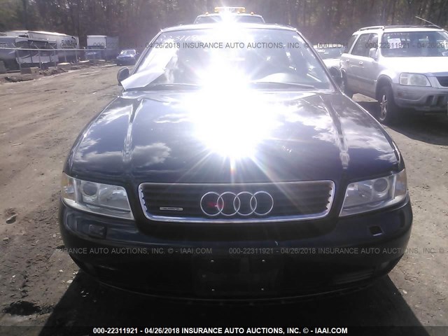 WAUDH68D0YA072906 - 2000 AUDI A4 2.8 QUATTRO BLACK photo 6