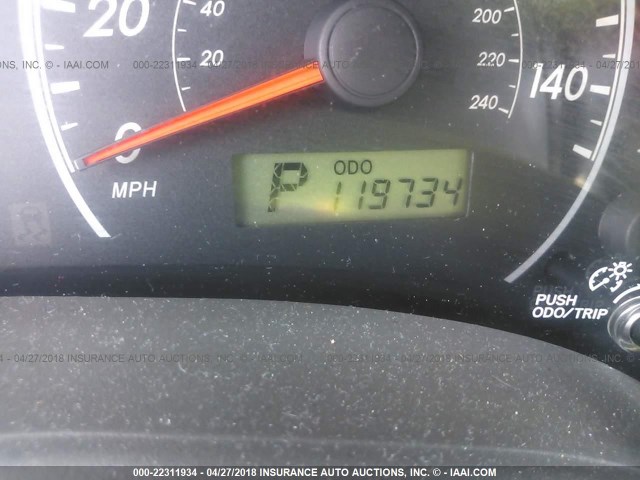 JTDBL40E199071607 - 2009 TOYOTA COROLLA LE/XLE RED photo 7