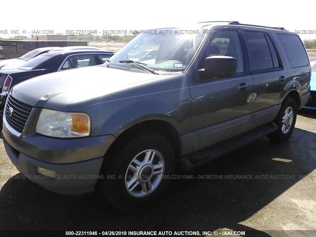 1FMEU15W13LA53656 - 2003 FORD EXPEDITION XLT GREEN photo 2
