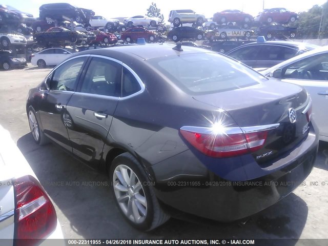 1G4PP5SK0D4253027 - 2013 BUICK VERANO BLACK photo 3