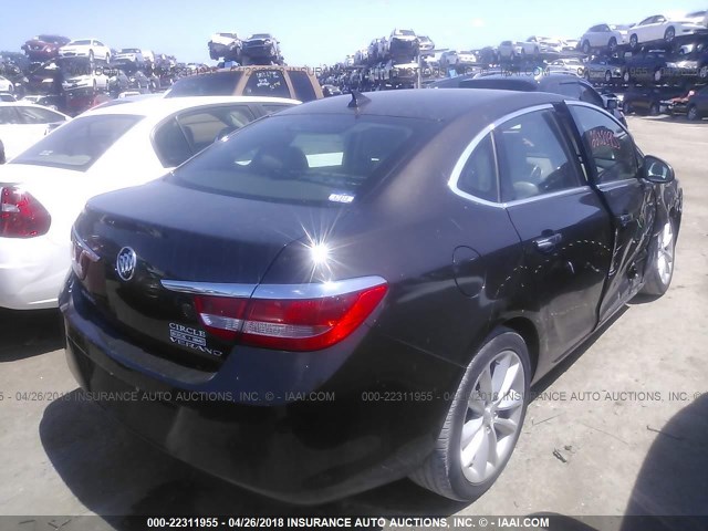 1G4PP5SK0D4253027 - 2013 BUICK VERANO BLACK photo 4