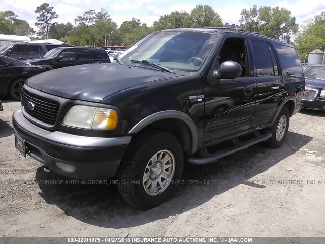 1FMPU16L8YLB21794 - 2000 FORD EXPEDITION XLT 黑色 照片 2