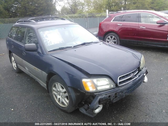 4S3BH675017677953 - 2001 SUBARU LEGACY OUTBACK AWP 蓝色 照片 1