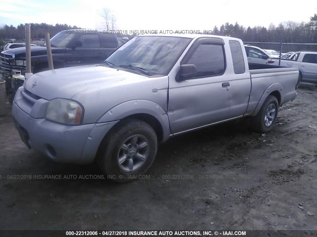 1N6DD26T04C427215 - 2004 NISSAN FRONTIER KING CAB XE SILVER photo 2