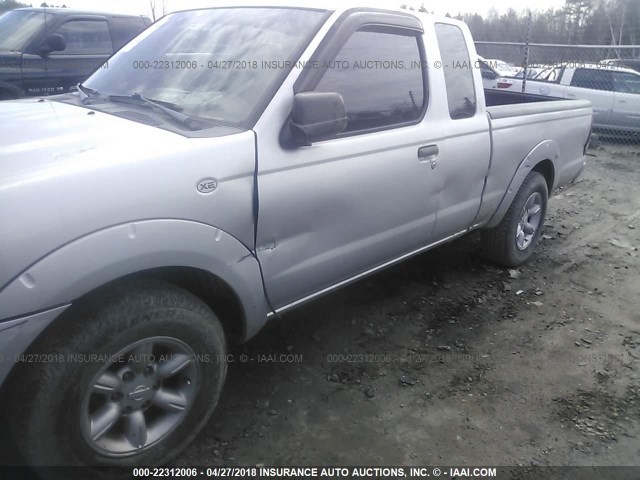 1N6DD26T04C427215 - 2004 NISSAN FRONTIER KING CAB XE SILVER photo 6