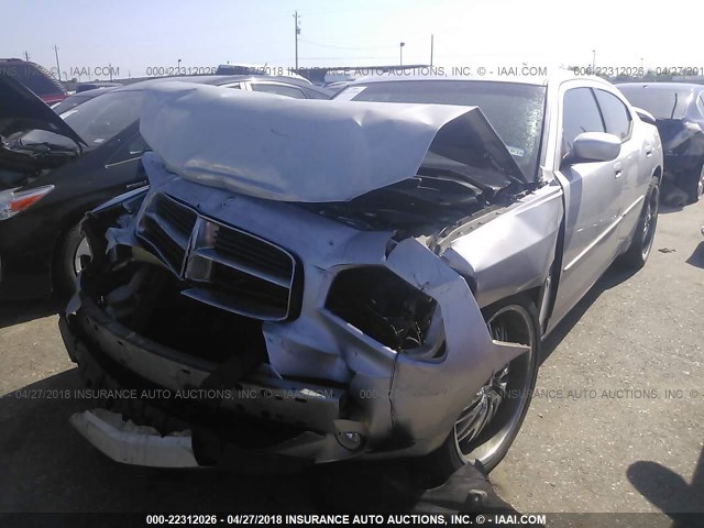 2B3CA3CV2AH222508 - 2010 DODGE CHARGER SXT SILVER photo 2