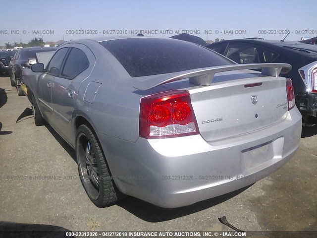 2B3CA3CV2AH222508 - 2010 DODGE CHARGER SXT SILVER photo 3