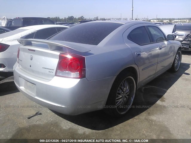 2B3CA3CV2AH222508 - 2010 DODGE CHARGER SXT SILVER photo 4