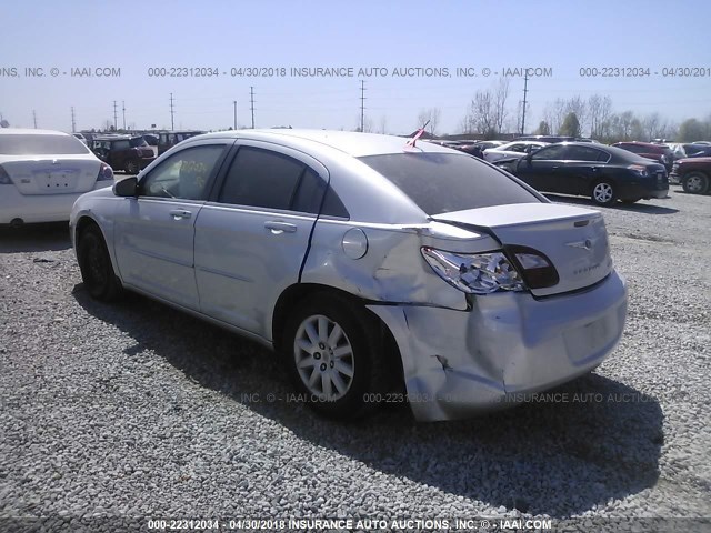 1C3LC46K77N557994 - 2007 CHRYSLER SEBRING SILVER photo 3