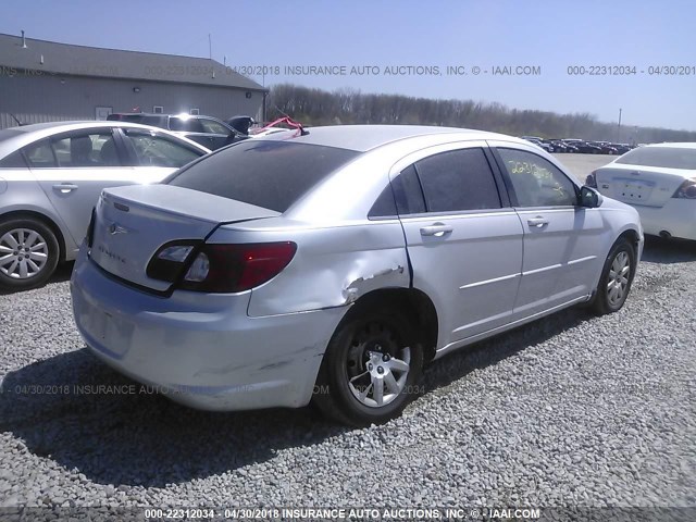 1C3LC46K77N557994 - 2007 CHRYSLER SEBRING SILVER photo 4