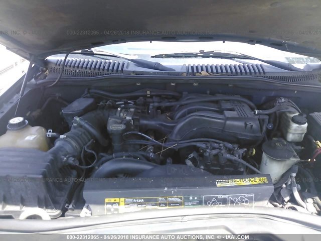 1FMZU63K15UA20393 - 2005 FORD EXPLORER XLT/XLT SPORT/NBX 蓝色 照片 10