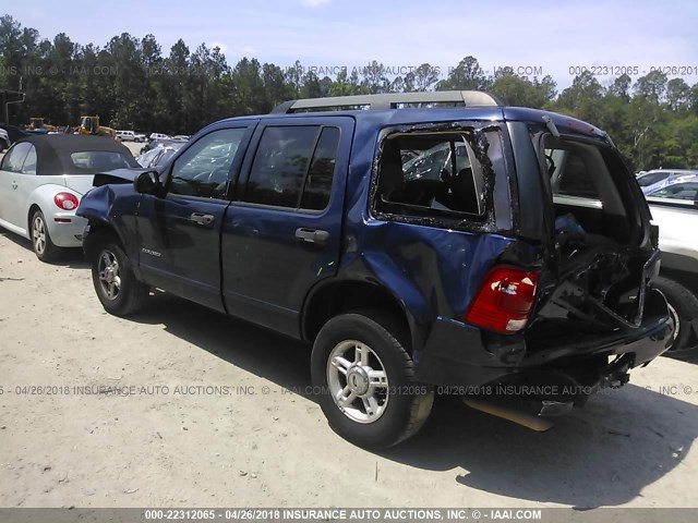1FMZU63K15UA20393 - 2005 FORD EXPLORER XLT/XLT SPORT/NBX 蓝色 照片 3