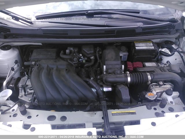 3N1CE2CP2HL356468 - 2017 NISSAN VERSA NOTE S/S PLUS/SV/SL/SR WHITE photo 10