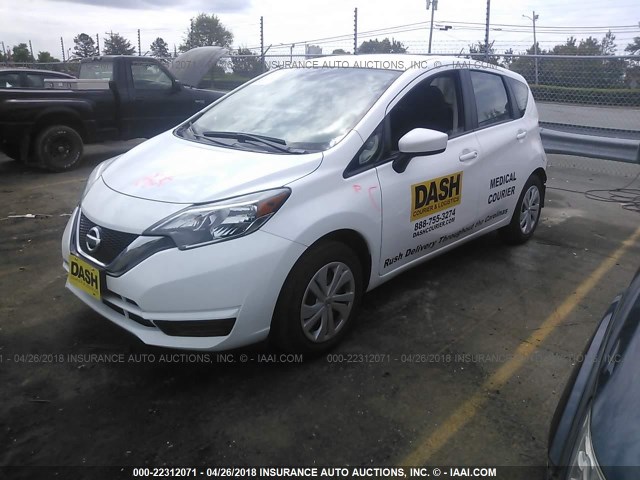 3N1CE2CP2HL356468 - 2017 NISSAN VERSA NOTE S/S PLUS/SV/SL/SR WHITE photo 2