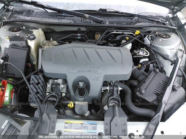 2G2WP552381171679 - 2008 PONTIAC GRAND PRIX ნაცრისფერი ფოტო 10