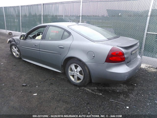 2G2WP552381171679 - 2008 PONTIAC GRAND PRIX ნაცრისფერი ფოტო 3
