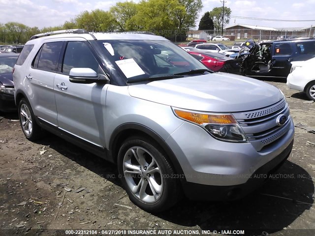 1FMHK7F86BGA69543 - 2011 FORD EXPLORER LIMITED SILVER photo 1