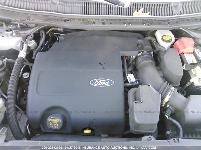 1FMHK7F86BGA69543 - 2011 FORD EXPLORER LIMITED Gümüş foto 10