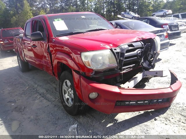 3TMKU72NX6M008417 - 2006 TOYOTA TACOMA DBL CAB PRERUNNER LNG BED RED photo 1