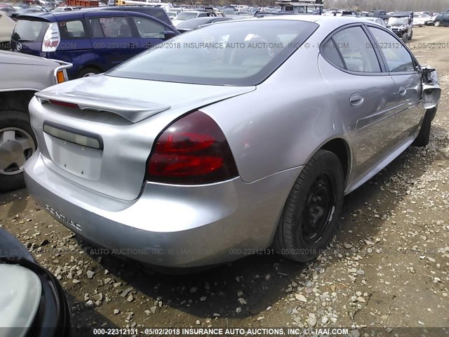 2G2WP552381106511 - 2008 PONTIAC GRAND PRIX ვერცხლისფერი ფოტო 4