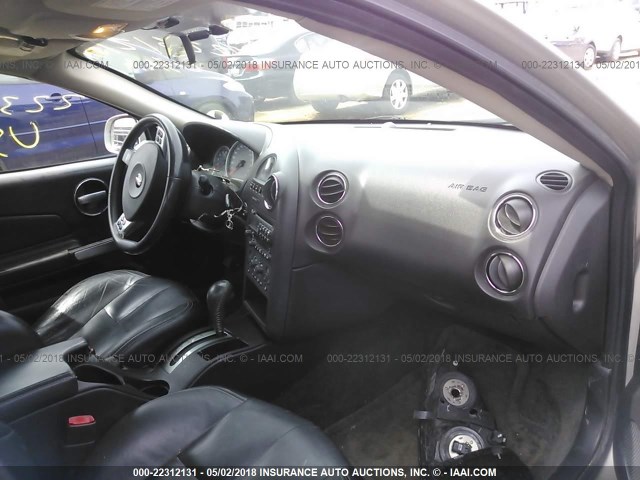 2G2WP552381106511 - 2008 PONTIAC GRAND PRIX ვერცხლისფერი ფოტო 5