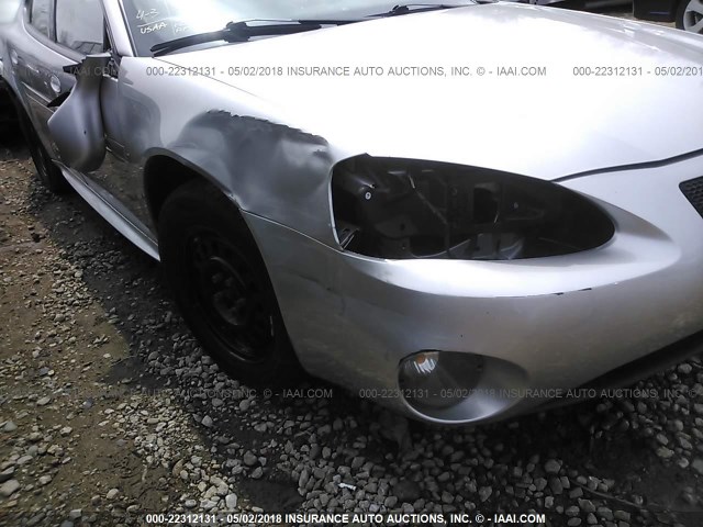 2G2WP552381106511 - 2008 PONTIAC GRAND PRIX ვერცხლისფერი ფოტო 6