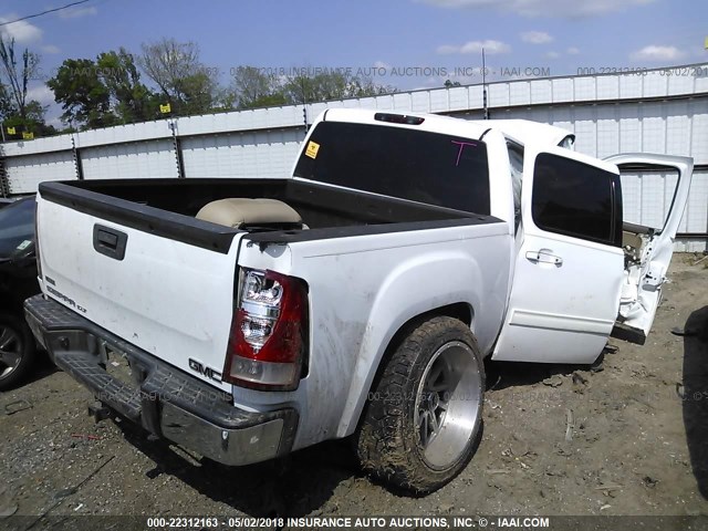 3GTP1WE00BG373867 - 2011 GMC SIERRA C1500 SLT WHITE photo 4