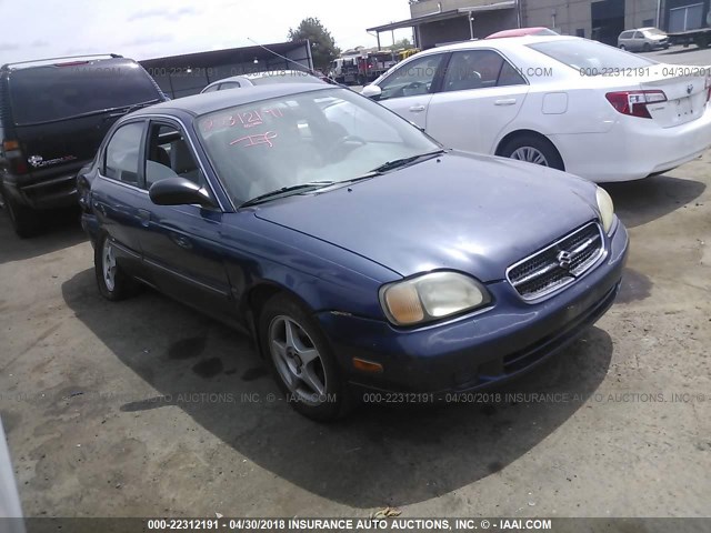 JS2GB41S2Y5180795 - 2000 SUZUKI ESTEEM GL/GLX/GLX SPORT BLUE photo 1