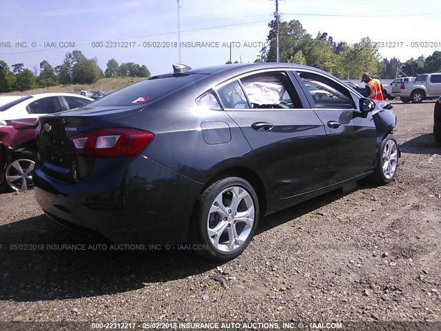 1G1BF5SM3H7105437 - 2017 CHEVROLET CRUZE PREMIER BLACK photo 4