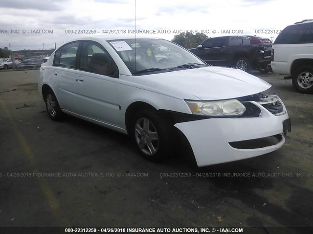 1G8AJ55F36Z144619 - 2006 SATURN ION LEVEL 2 WHITE photo 1