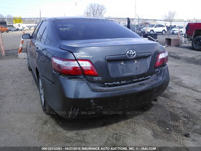4T1BE46K47U629253 - 2007 TOYOTA CAMRY NEW GENERAT CE/LE/XLE/SE GRAY photo 6