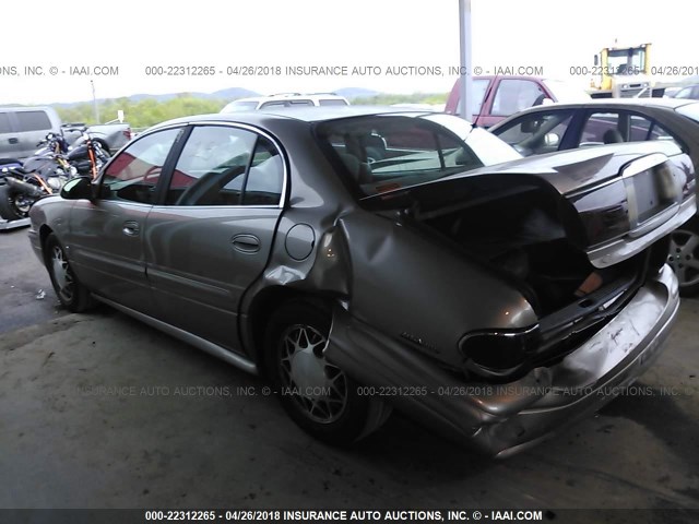 1G4HP54K72U201263 - 2002 BUICK LESABRE CUSTOM GOLD photo 3