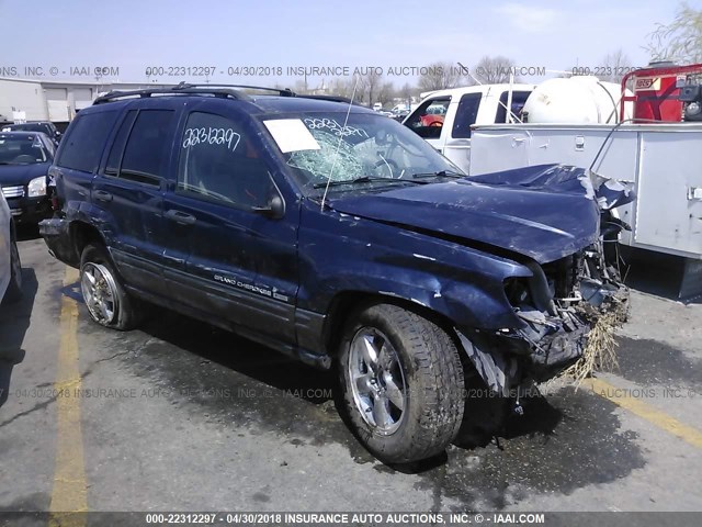1J4GW48J14C280169 - 2004 JEEP GRAND CHEROKEE LAREDO/COLUMBIA/FREEDOM 海军蓝 照片 1