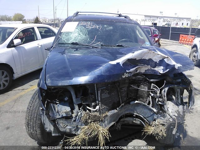 1J4GW48J14C280169 - 2004 JEEP GRAND CHEROKEE LAREDO/COLUMBIA/FREEDOM 海军蓝 照片 6