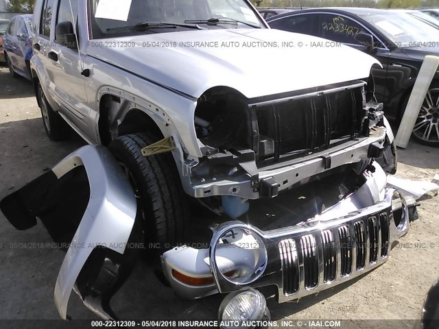 1J4GL58K04W208112 - 2004 JEEP LIBERTY LIMITED SILVER photo 6